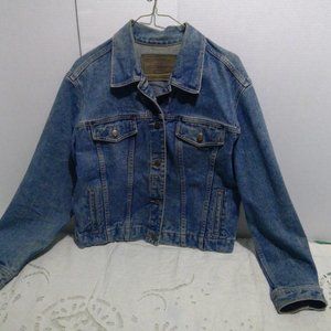 Vintage Authentic Liz Claborne Stonewash Jean Jacket Women's Size M